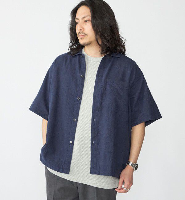 SHIPS「SHIPS: インディアン エンブロイダリー コットンヘンプ ウィークエンド シャツ」|シャツ・ブラウス|