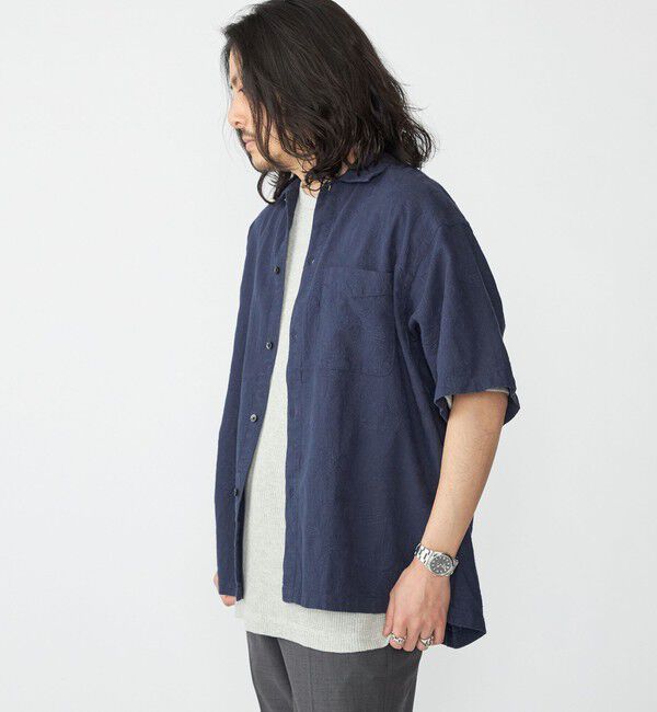 SHIPS「SHIPS: インディアン エンブロイダリー コットンヘンプ ウィークエンド シャツ」|シャツ・ブラウス|