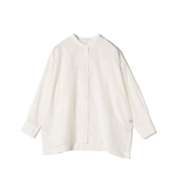 SHIPS Colors 「SHIPS Colors:〈手洗い可能〉キュプラ コットン シアー オーバー シャツ」|シャツ・ブラウス|