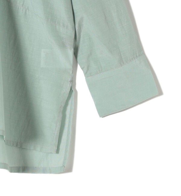 SHIPS Colors 「SHIPS Colors:〈手洗い可能〉キュプラ コットン シアー オーバー シャツ」|シャツ・ブラウス|