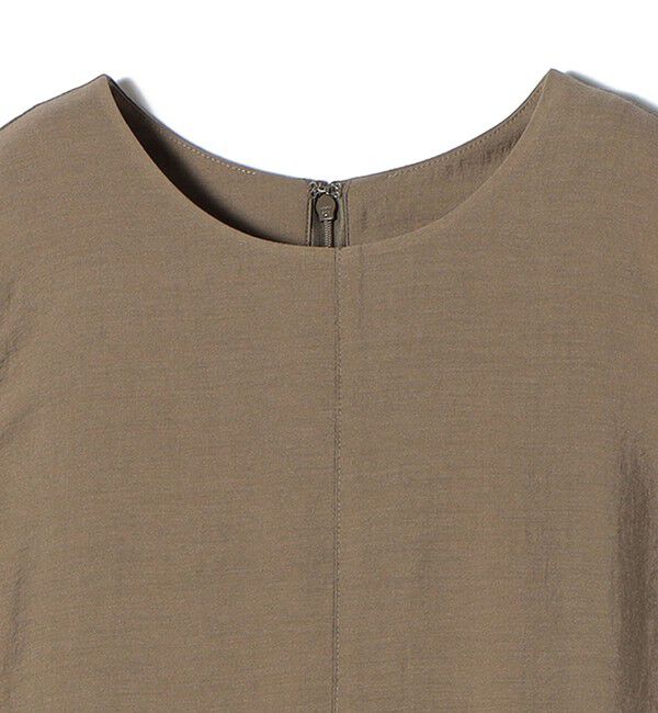 SHIPS for women「〈手洗い可能〉シルク混 シアー ノースリーブ ワンピース」|ワンピース|