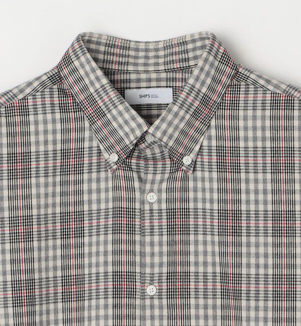 SHIPS any「SHIPS any:〈洗濯機可能〉ブラッシュド トラッド チェック ボタンダウン シャツ◇」|シャツ・ブラウス|