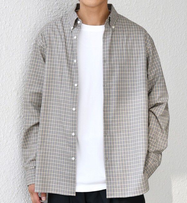SHIPS any「SHIPS any:〈洗濯機可能〉ブラッシュド トラッド チェック ボタンダウン シャツ◇」|シャツ・ブラウス|
