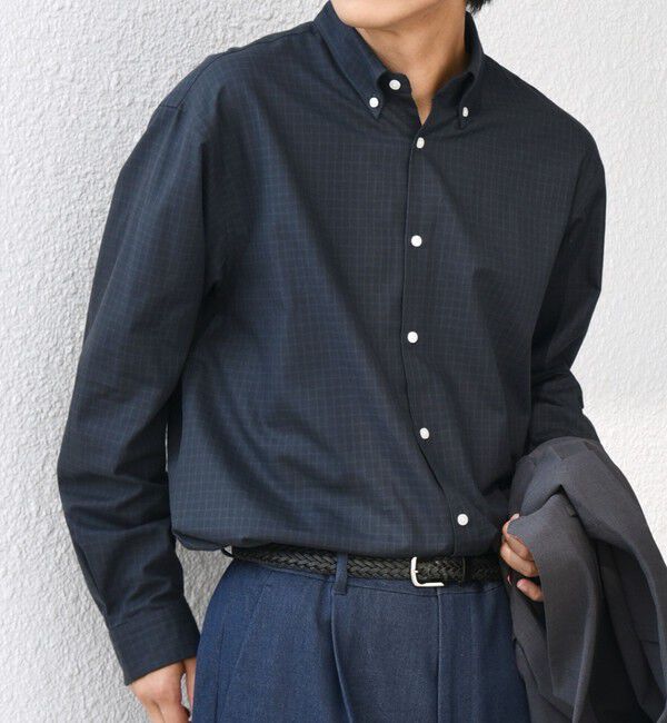 SHIPS any「SHIPS any:〈洗濯機可能〉ブラッシュド トラッド チェック ボタンダウン シャツ◇」|シャツ・ブラウス|