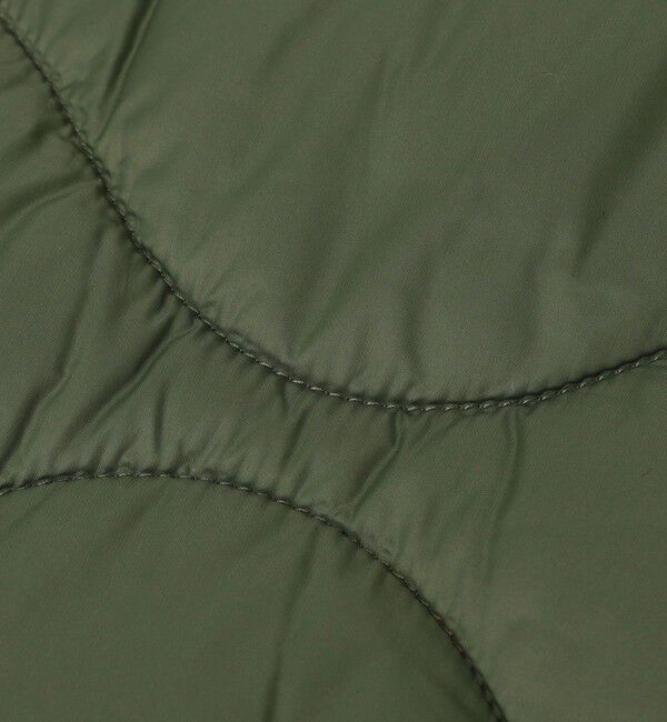 SHIPS any「TAION:〈手洗い可能〉ミリタリー キルティング リバーシブル ダウンマフラー」|マフラー|