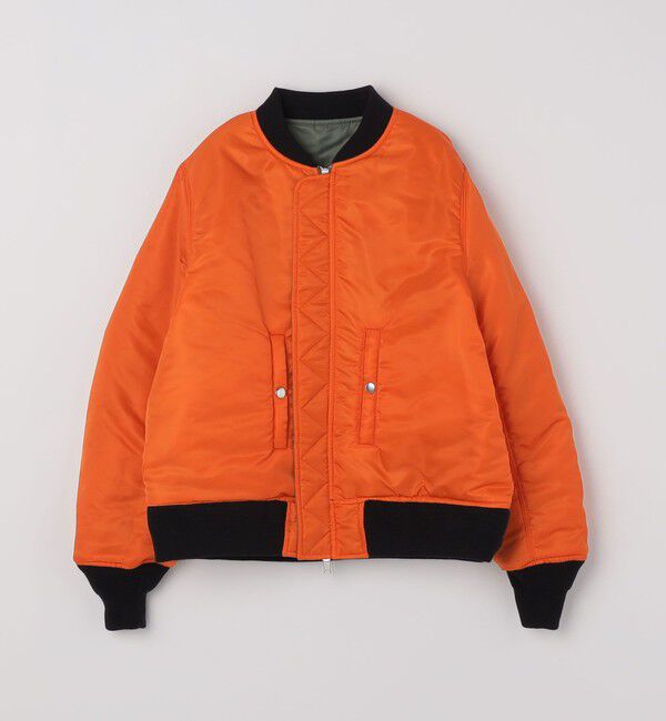 SHIPS「NOMARHYTHM TEXTILE: FLOWER EMBROIDERY FLIGHT JACKET」|ブルゾン・スタジャン|