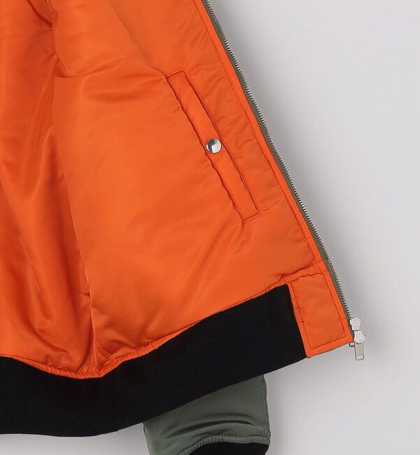 SHIPS「NOMARHYTHM TEXTILE: FLOWER EMBROIDERY FLIGHT JACKET」|ブルゾン・スタジャン|