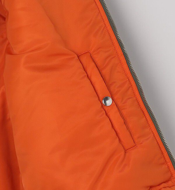 SHIPS「NOMARHYTHM TEXTILE: FLOWER EMBROIDERY FLIGHT JACKET」|ブルゾン・スタジャン|