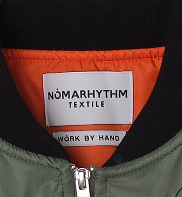 SHIPS「NOMARHYTHM TEXTILE: FLOWER EMBROIDERY FLIGHT JACKET」|ブルゾン・スタジャン|