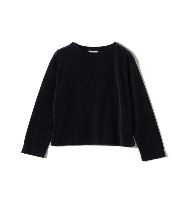 SHIPS for women「〈手洗い可能〉コットン ベロア ボートネック ロング スリーブ プルオーバー」|Tシャツ・カットソー|