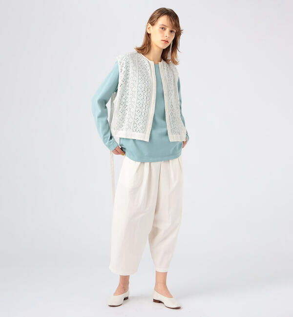 TOMORROWLAND GOODS「Khadi and Co MILLAK コットン ノースリーブブラウス」|シャツ・ブラウス|