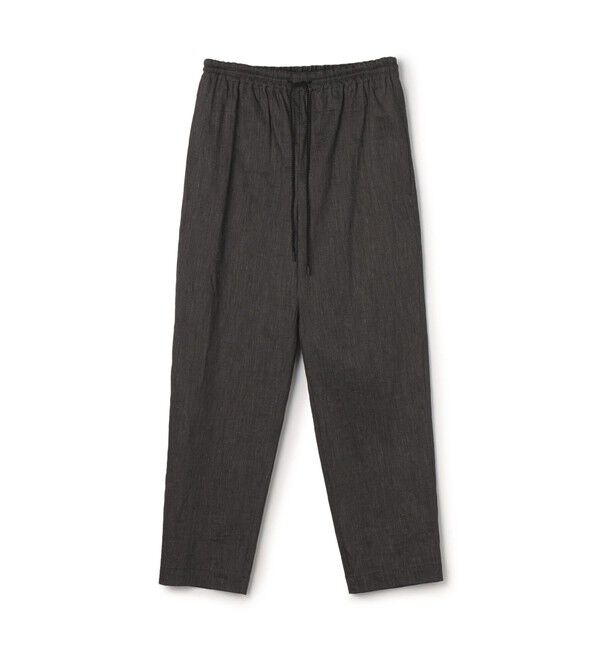 DES PRES「リネンナイロンストレッチ イージーテーパードパンツ」|その他|18 ブラック系