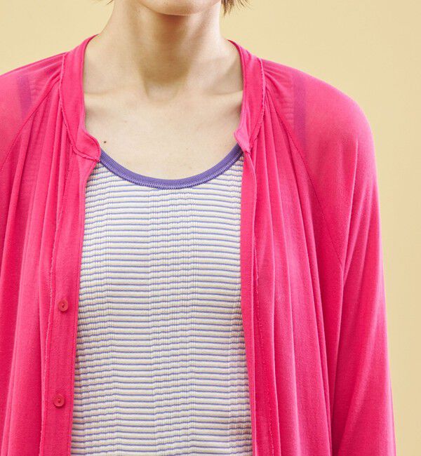 GALERIE VIE「ガーゼフライスジャージー ロングカーディガン」|カーディガン|