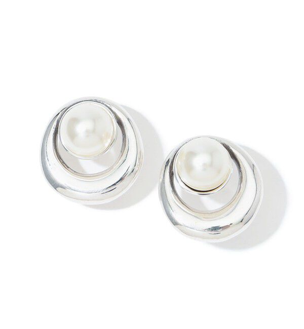 TOMORROWLAND GOODS「【別注】PHILIPPE AUDIBERT パールピアス」|ピアス|82 シルバー系
