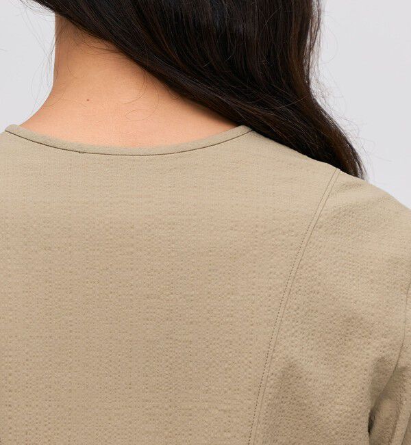 BACCA「シアサッカー ペプラムブラウス」|シャツ・ブラウス|