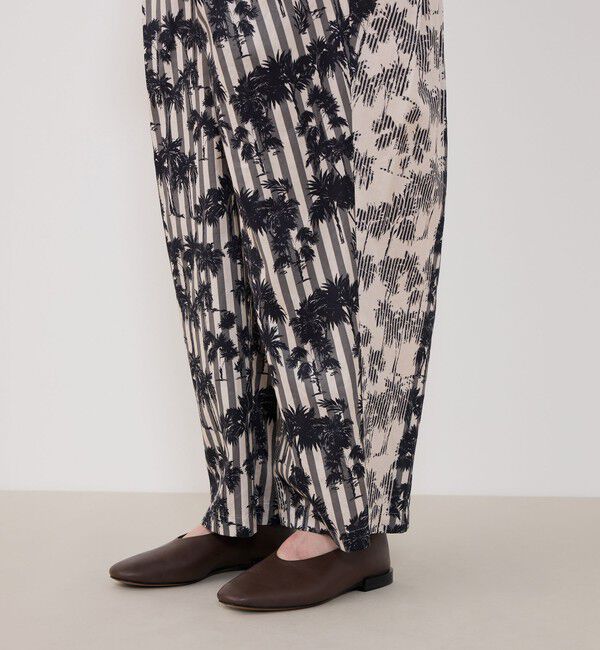 GALERIE VIE「コースタルフローラプリント アシンメトリーパンツ」|その他|