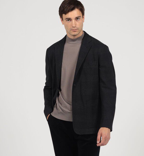 TOMORROWLAND MENS「ウールコットン シングルブレステッド 2Bジャケット SUBALPINO」|テーラードジャケット|