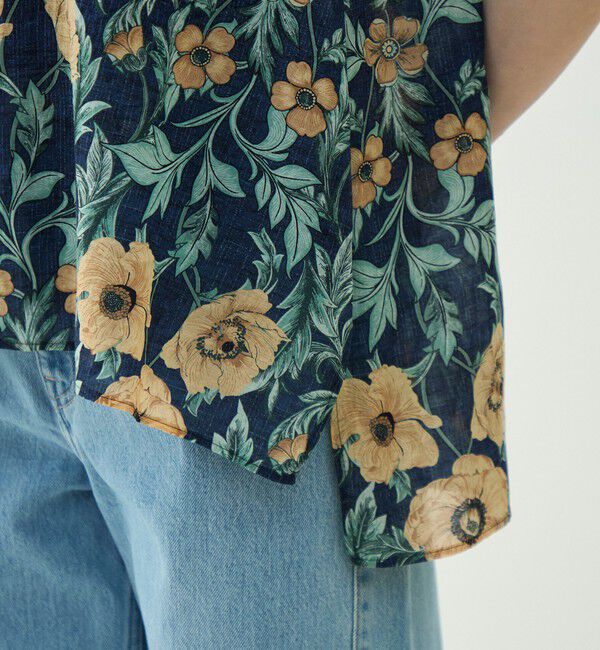 MACPHEE「ウォールペーパープリント スリーブレスブラウス」|シャツ・ブラウス|