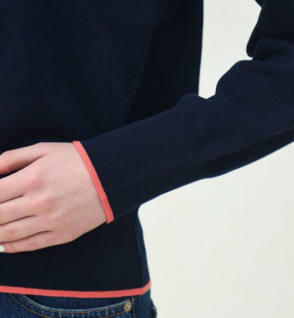 MACPHEE「ドライコットン Vネックカーディガン」|カーディガン|