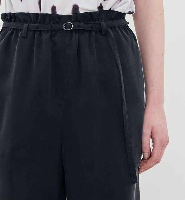 DES PRES「フィブリルキュプラポリ ロングベルデッドギャザーパンツ」|その他|