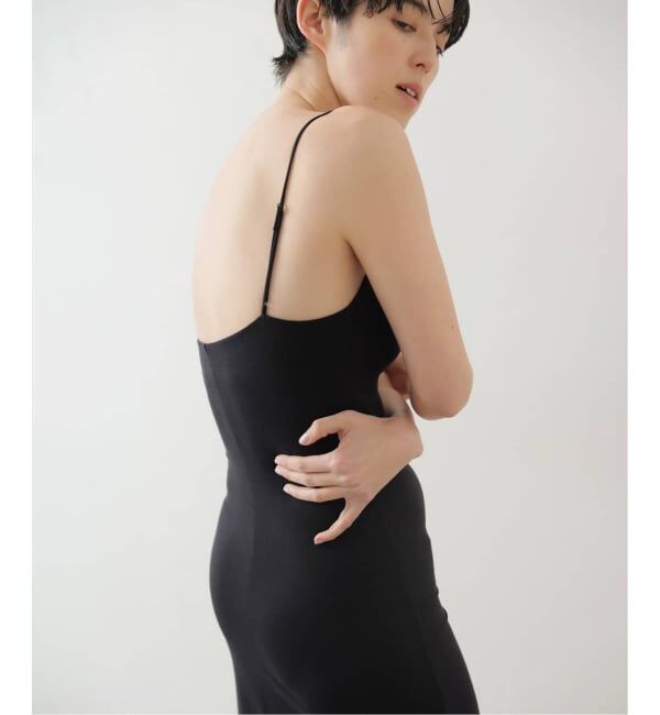 EMILYWEEK「【ACTIVE】Bamboo ストレッチロングキャミソール（ブラック、アンバー）」|インナー|