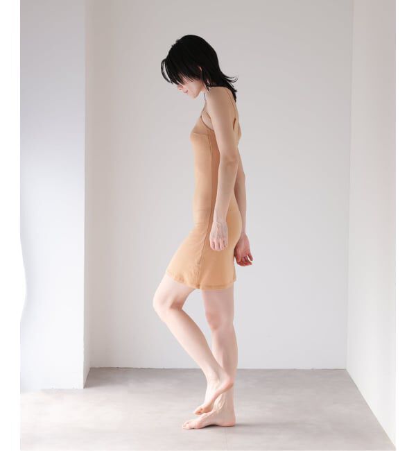 EMILYWEEK「【ACTIVE】Bamboo ストレッチロングキャミソール（ブラック、アンバー）」|インナー|