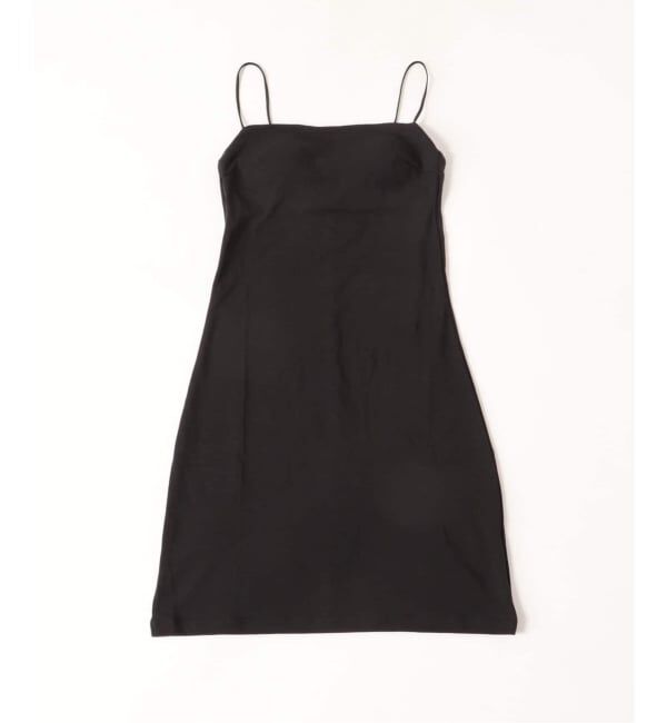 EMILYWEEK「【ACTIVE】Bamboo ストレッチロングキャミソール（ブラック、アンバー）」|インナー|