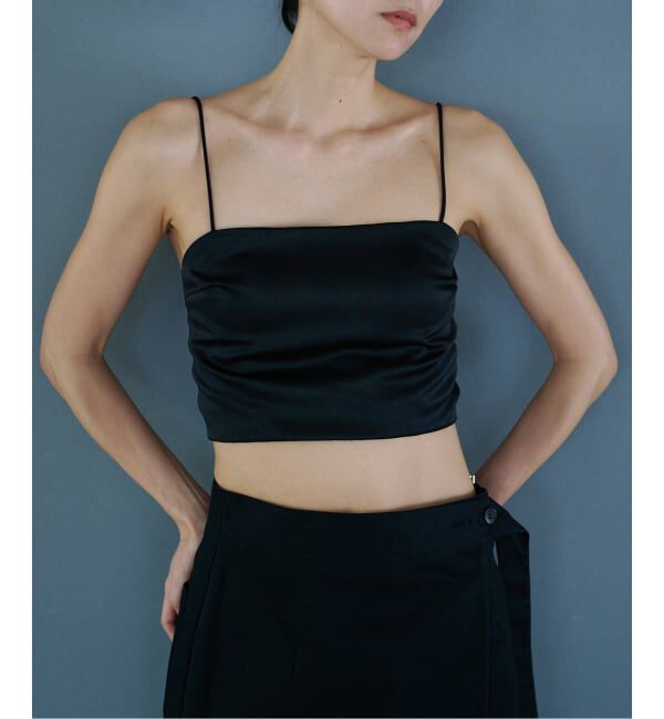 EMILYWEEK「《追加》【ESSENTIAL】サテン クロップドバンドゥブラ」|インナー|