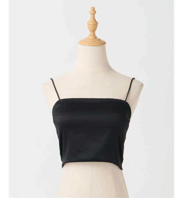 EMILYWEEK「《追加》【ESSENTIAL】サテン クロップドバンドゥブラ」|インナー|