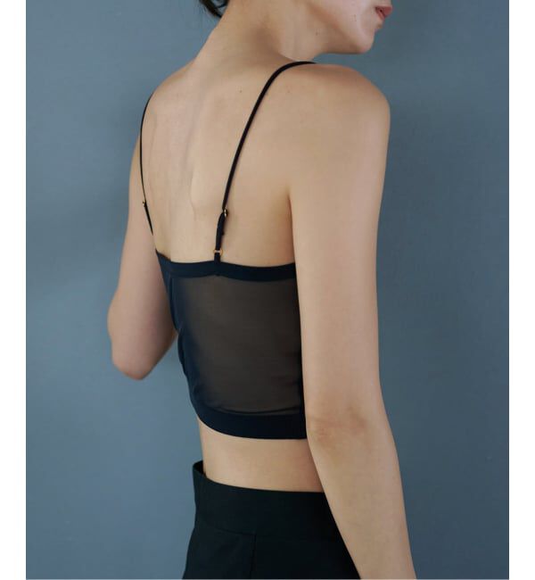 EMILYWEEK「《追加》【ESSENTIAL】サテン クロップドバンドゥブラ」|インナー|