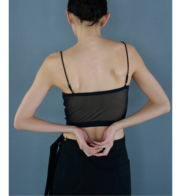EMILYWEEK「《追加》【ESSENTIAL】サテン クロップドバンドゥブラ」|インナー|