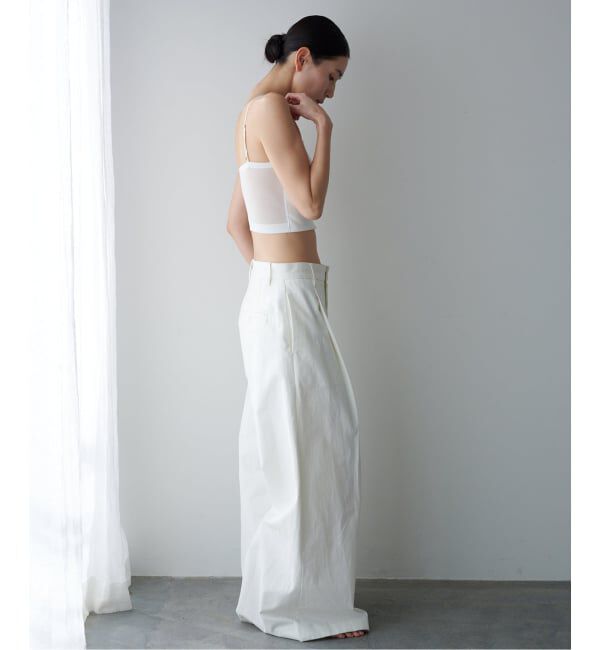 EMILYWEEK「《追加》【ESSENTIAL】サテン クロップドバンドゥブラ」|インナー|