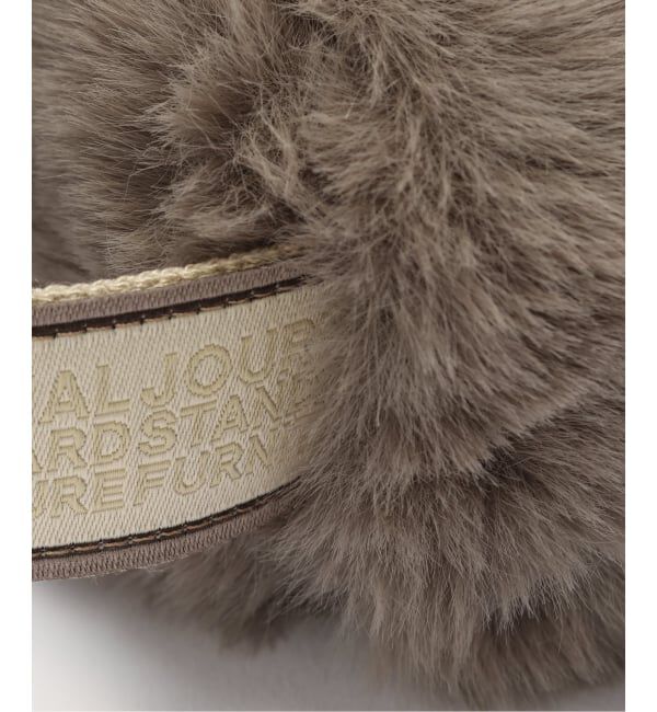 journal standard Furniture「TISSUE BOX CASE FUR　フェイクファー ティッシュボックス」|ダストボックス|