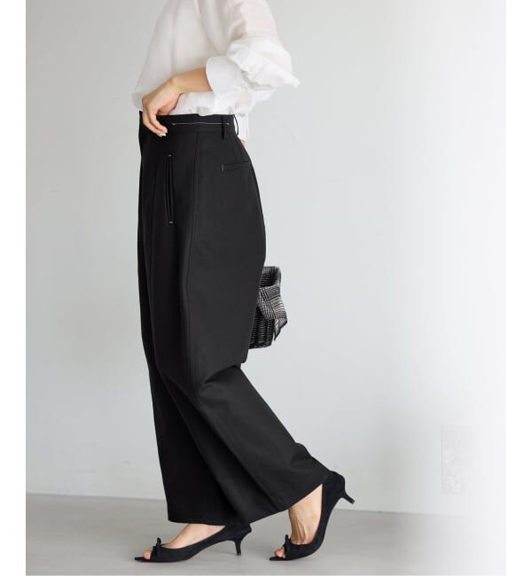 IENA「ダブルクロスバレルパンツ」|その他|