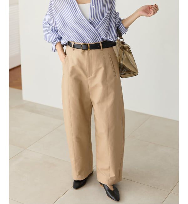 IENA「ダブルクロスバレルパンツ」|その他|