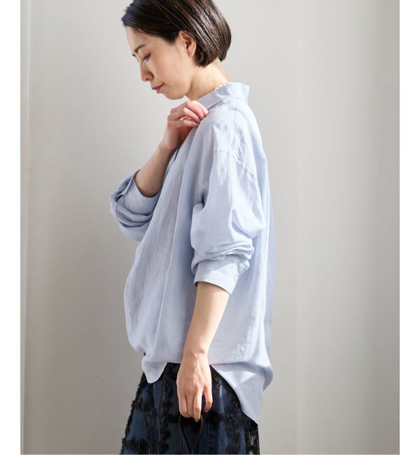 IENA「ラミーリヨセル2wayシャツ」|シャツ・ブラウス|