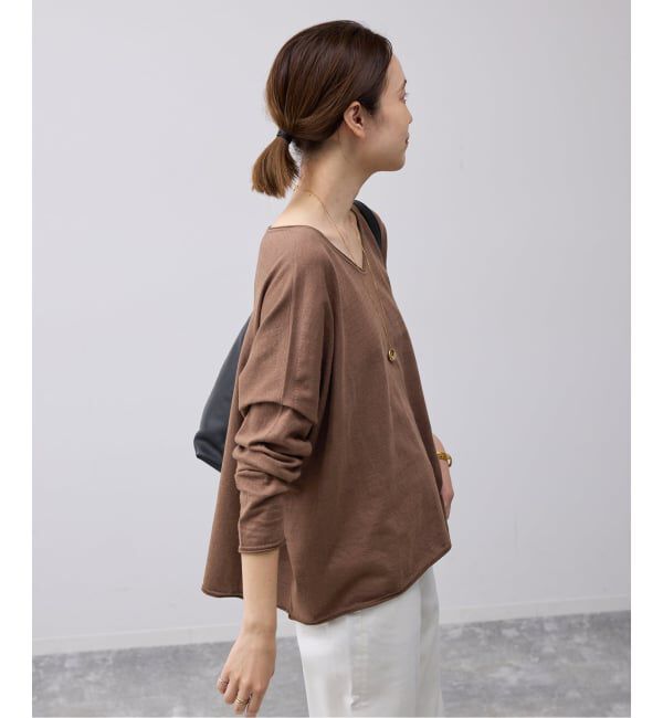 SLOBE IENA「ERISILK Mixオーバーニット」|ニット・セーター|