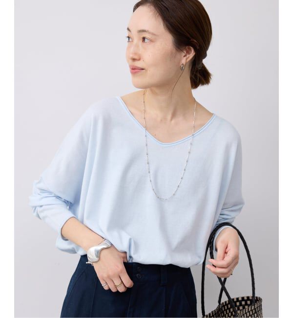 SLOBE IENA「ERISILK Mixオーバーニット」|ニット・セーター|