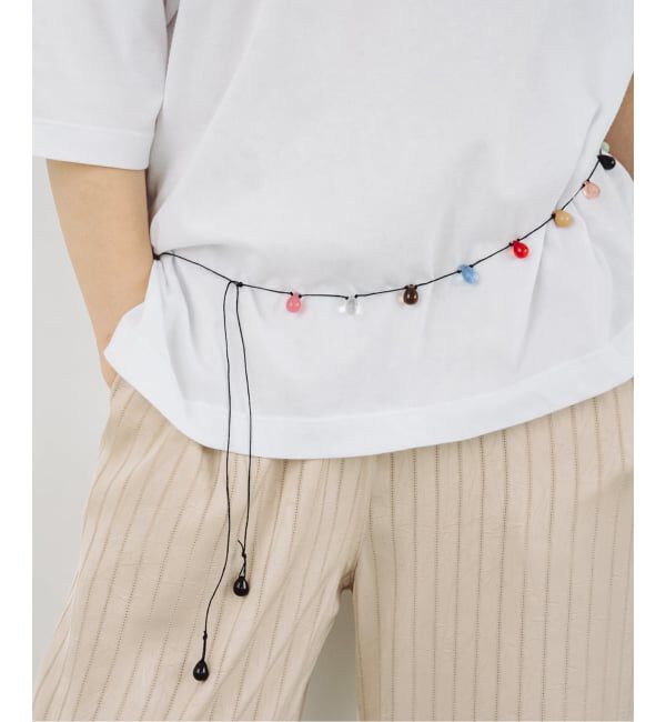 SLOBE IENA「sisi joia/シシジョイア NOUE ベルト」|ベルト|その他カラー K