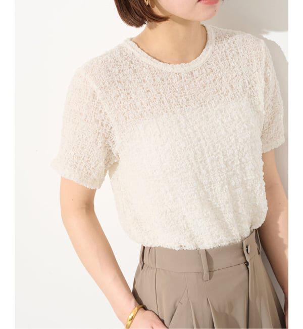 SLOBE IENA「《予約》シャーリングシアーTEE」|Tシャツ・カットソー|