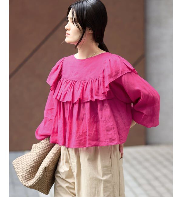 IENA「《予約》ラミーティアードブラウス」|シャツ・ブラウス|