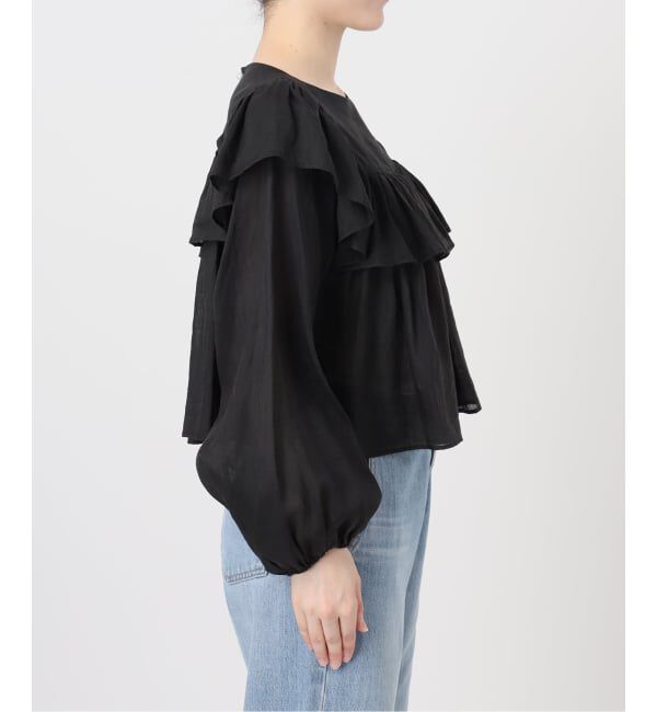 IENA「《予約》ラミーティアードブラウス」|シャツ・ブラウス|
