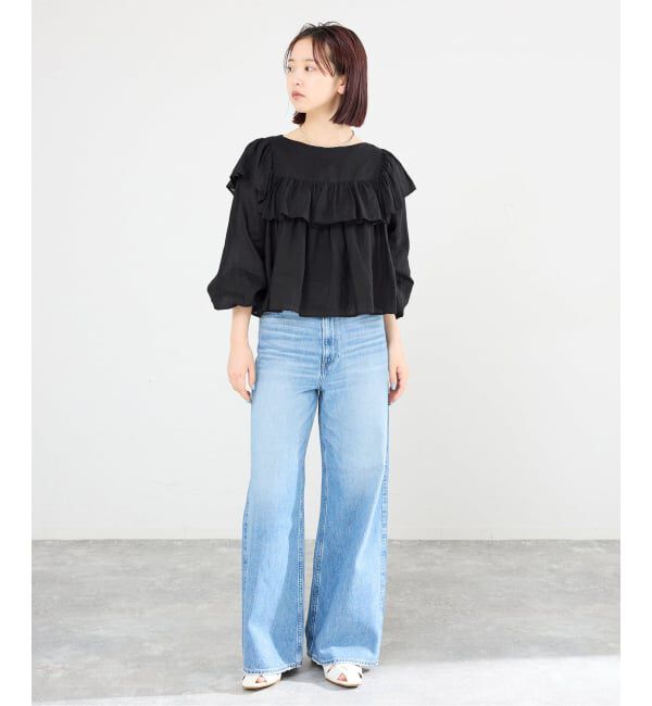 IENA「《予約》ラミーティアードブラウス」|シャツ・ブラウス|