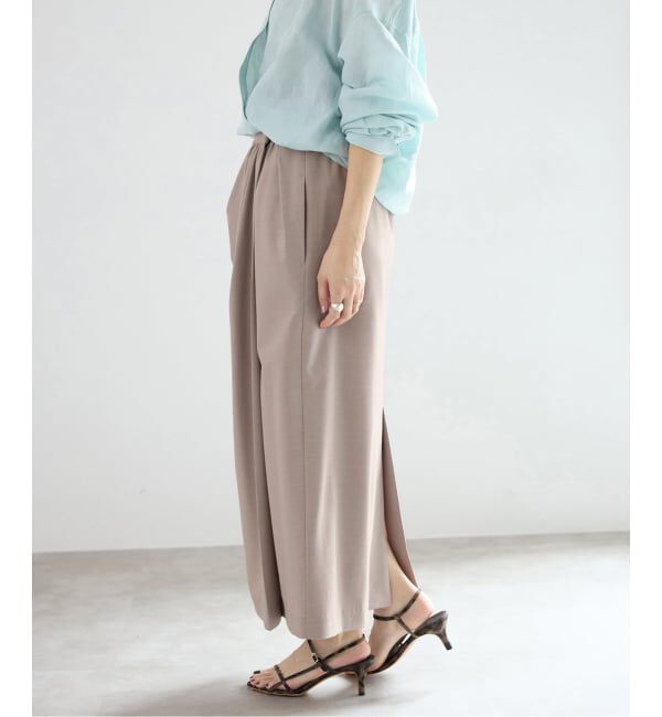 IENA「《予約》アシンメトリーIラインスカート」|スカート|