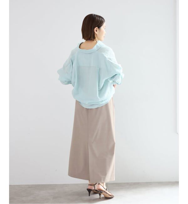 IENA「《予約》アシンメトリーIラインスカート」|スカート|