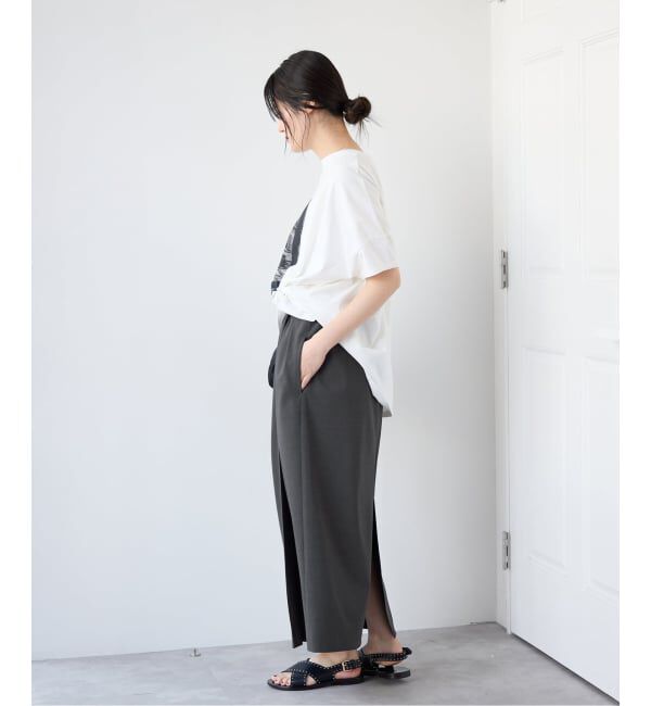 IENA「《予約》アシンメトリーIラインスカート」|スカート|