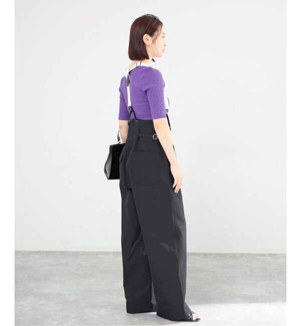 IENA「《予約》PEACEFUL DAYS/ピースフルデイズ サスペンダーPT パンツ」|その他|