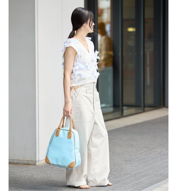 IENA「《予約》PEACEFUL DAYS/ピースフルデイズ サスペンダーPT パンツ」|その他|