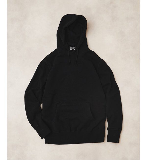 EDIFICE「【LOOPWHEELER for LOWERCASE】ツリアミウールルーズフーディー」|パーカー|ブラック