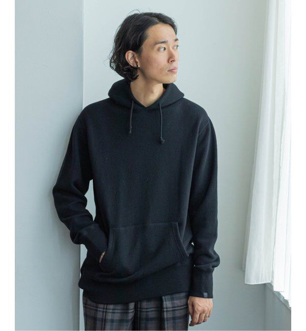 EDIFICE「【LOOPWHEELER for LOWERCASE】ツリアミウールルーズフーディー」|パーカー|
